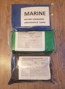 EPA MRE FRANKREICH 2024 24H RATION COMMANDO ALIMENTAIRE MARINE ARMY FOOD - Bild 1 von 4