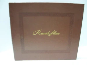 Vintage Brown Decca Records Storage Album Holds 8 Records - Picture 1 of 4