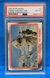 1980 TOPPS STAR WARS ESB # 37 ARMED AGAINST THE ENEMY PSA 8 NM-MT # 98608939 - Picture 1 of 2