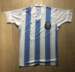 Maillot Foot Argentine Taille S Coupe Du Monde 1978 Messi Maradona - Picture 1 of 6