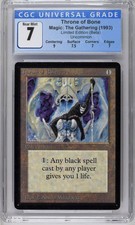 THRONE OF BONE Beta CGC 7.0 Graded MTG [Card Kingdom]