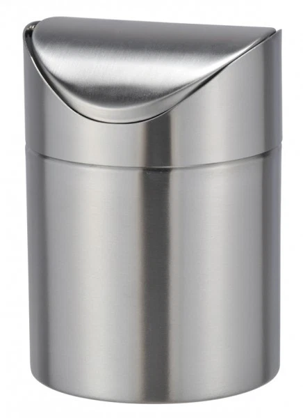 Edelstahl Tisch Abfalleimer Tischabfalleimer Tischmülleimer Tischabfallbehälter - Bild 1 von 1