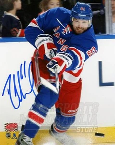 Rick Nash New York Rangers Signed Autographed Home Action 11x14 V - Picture 1 of 1