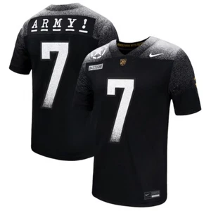 Nike Army Black Knights Rivalry Untouchable Football Jersey - #7 - Black - Picture 1 of 1