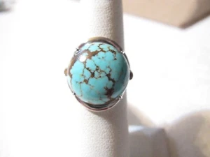 QVC GENERATION GEMS TURQUOISE & CITRINE STERLING SILVER RING - SZ 5 - QVC - Picture 1 of 5