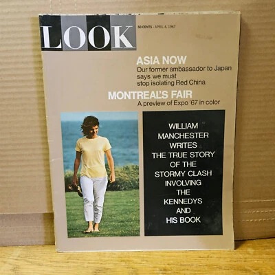 April 4 1967 Look Magazine Jacqueline Kennedy William Manchester's Book NO LABEL - Image 1 of 2