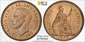 Great-Britain. Georges V, 1 penny 1949 MS64 RB - Picture 1 of 2