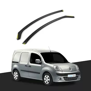 Renault Kangoo MK2 2007-2021 MPV Wind Deflectors 2pc Tinted - Picture 1 of 10