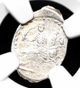 RUSSIA. Ivan IV "The Terrible", 1533-1584. Silver Sword Kopek, NGC MS62 - Picture 1 of 4