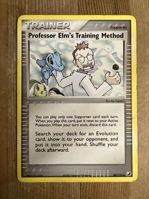 Professor Elm's Training Method - 89/115 - EX Unseen Force Pokemon - DMG - Image 1 of 2
