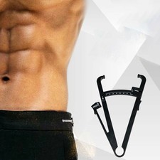 2Pcs Body Fat Caliper & Mass Measuring Tape Tester Skinfold Fitness Weight Loss