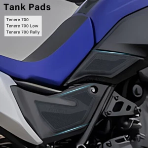 Tenere700 Rubber Traction Sticker Decals For Yamaha Tenere 700 Tank Pads - Picture 1 of 9