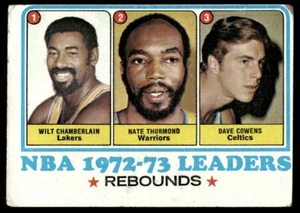 1973-74 Topps #157 Wilt Chamberlain / Nate Thurmond / Dave Cowens - Picture 1 of 2