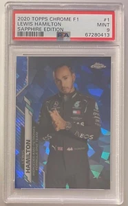 2020 Topps Chrome Sapphire Formula 1 F1 Lewis Hamilton Portrait PSA 9 #1 - Picture 1 of 1