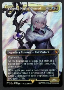 ***Surge FOIL Borderless Y'shtola, Night's Blessed* MTG Final Fantasy Kid Icarus - Picture 1 of 3