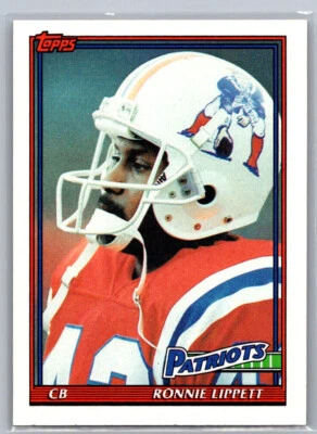 Ronnie Lippett 1991 Topps #622 New England Patriots - Image 1 of 2