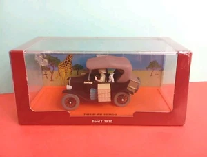 ✨ VOITURE TINTIN 1/43 Ford T 1910 Tintin Au Congo Hergé 2012 Neuve - Foto 1 di 6