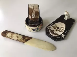 ANTIQUE BAKELITE SOUVENIRS SPLIT BLED KRANJSKA-GORA SLOVENIA CROATIA YUGOSLAVIA - Picture 1 of 24
