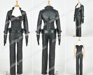 Green Arrow Cosplay schwarz kanarisch Sara Lance Kostüm Party Outfit ganzes Set cool - Bild 1 von 12