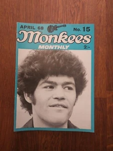 Original The Monkees 1967 UK Monthly Magazine No 15 April 1968 - Imagen 1 de 2