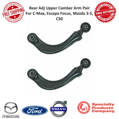 Par de brazos inclinables superiores ajustables traseros SPC para CMax, Escape Focus, Mazda 3-5, C30 Foto 1 de 4