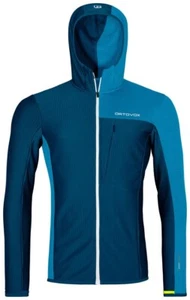 Wie Neu! ORTOVOX Fleece light grid Hoodie - Herren Mens MERINO - Gr- L - Bild 1 von 8