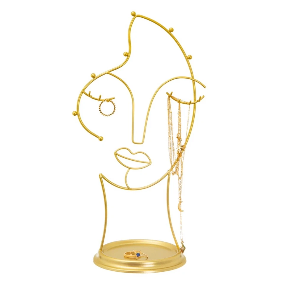 Sass & Belle Maya Wire Jewellery Stand Hanger Earrings Rings 33cm Holder Display