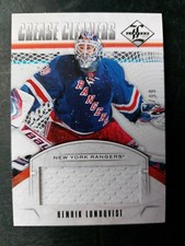2012-13 Limited Crease Cleaners Materials #CCHL Henrik Lundqvist #43/99 