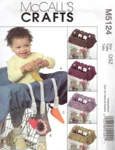 Baby Einkaufswagen Einlage mit Tasche und Spielzeug McCalls 5124 Schnittmuster - Bild 1 von 2