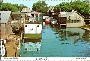Manitou Islands Leland, Michigan Continental Postcard CA18 - Picture 1 of 2