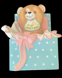 Vintage Enesco PEEK A BEAR Music Box 1984 Morgan Inc Made In Korea Wind Up WORKS - Picture 1 of 17