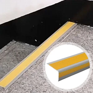 Patient-friendly Step Edge Guard Adhesive Stair Trim Waterproof Non-slip Nosing - Picture 1 of 17