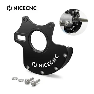 Rear Caliper Bracket Rotor Guard For Honda TRX450R 06-09 TRX450ER 06-14 Black - Picture 1 of 9