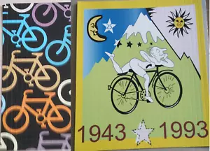 Blotter Art:AH-Bicycle Ride 1943-1993-Double faced- psychedelic goa acid-Artwork - Bild 1 von 3