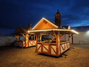 Weihnachtshütte Imbiss Verkaufsstand Marktstand Verkaufshütte - Bild 1 von 3