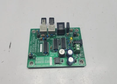 R E SMITH F232C DUPLEX FIBER CONVERSION PCB CARD REV D - Image 1 of 4