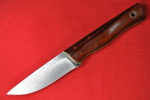 Fiddleback Forge Recluse by Andy Roy .17" 01 Blade, Full Ironwood Handle w/Liner - Picture 1 of 13