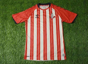 OLDHAM ATHLETIC 2020/2021 FOOTBALL SHIRT JERSEY AWAY HUMMEL ORIGINAL SIZE XS - Picture 1 of 9
