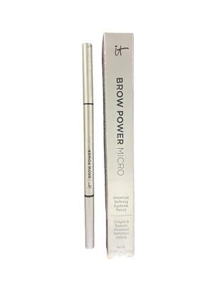Lápiz de cejas IT Cosmetics Brow Power Micro - Universal Taupe, 0,017 oz. Nuevo Foto 1 de 4
