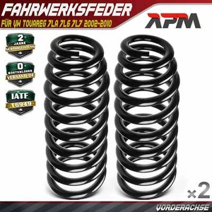 2x Federn Fahrwerksfeder Vorne Vorderachse für VW Touareg 7LA 7L6 7L7 2002-2010 - Bild 1 von 8