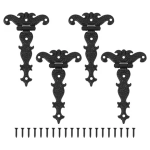 4PCS Wooden Box Hinge Doors Retro European Style Box DIY Hinge Accessories - Picture 1 of 12