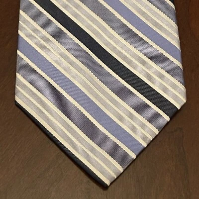 Мужской галстук Calvin Klein синий 100% шелк сделано в Китае - Изображение 1 из 4