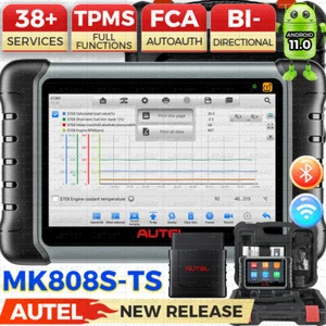 Autel MaxiCOM MX808S-TS As MK808S-TS TPMS Relearn Car Diagnostic Scanner Tool - Picture 1 of 14