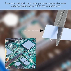 10Pcs M.2 Thermal Pad With 6.0 W/mk Thermal Conductivity Silicone GPU Heat P _si - Zdjęcie 1 z 14