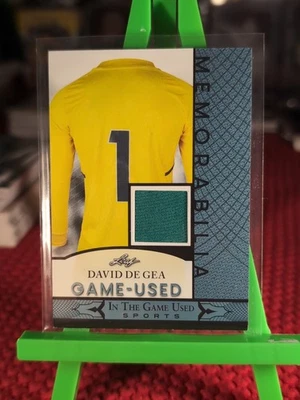 2024 Leaf In The Game Used - Jersey Relic Patch David De Gea #GUM-34 - Image 1 of 4