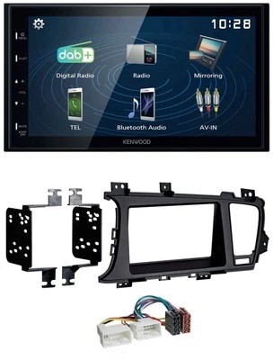 Kenwood 2DIN Bluetooth MP3 USB DAB Autoradio für Kia Optima (ab 2012) - Bild 1 von 4