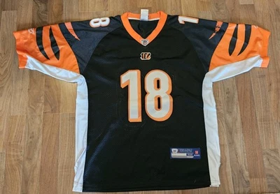 Camiseta deportiva cosida en el campo AJ Green Cincinnati Bengals #18 NFL talla 52/XL Foto 1 de 4