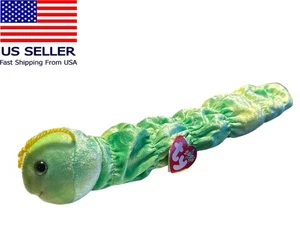 Ty Beanie Babies Squirmy The Worm 12" 2000 con etiquetas - Imagen 1 de 7