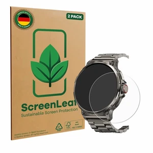 2x ochraniacz ekranu ScreenLeaf do smartwatcha Tesofit 1,85" (okrągły) zrównoważony - Zdjęcie 1 z 9