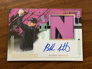 Bubba Watson 2024 Panini Impeccable LIV Golf Elegance Gold Auto Patch #/5 KG - Picture 1 of 3
